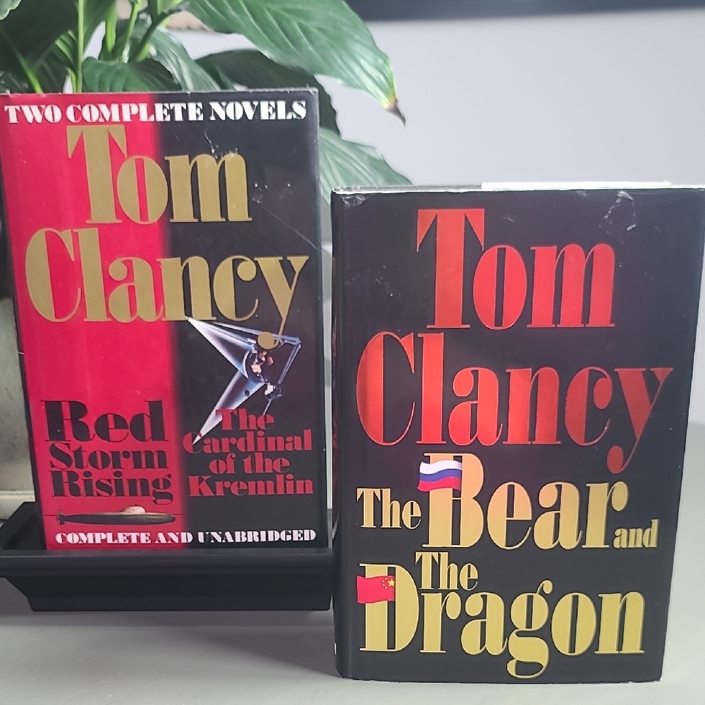 Tom Clancy Novel Set Of 2